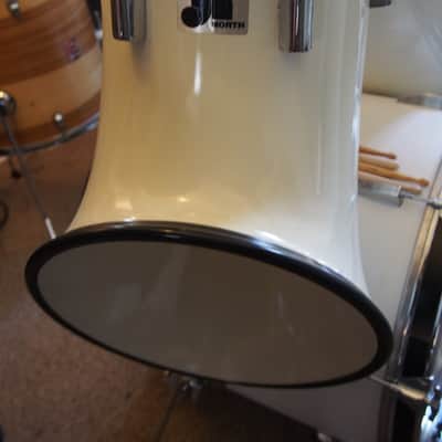 North 4 Piece Set 1969 Fiberglass.  MINT. Collectible. Awesome Sound. Head sizes 22, 14, 12, 10"HUGE image 10