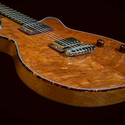 Grez Mendocino Custom 2021 Quilted OG Redwood Top, Tortoise Binding 5lbs 3oz NEW (Authorized Dealer) image 1