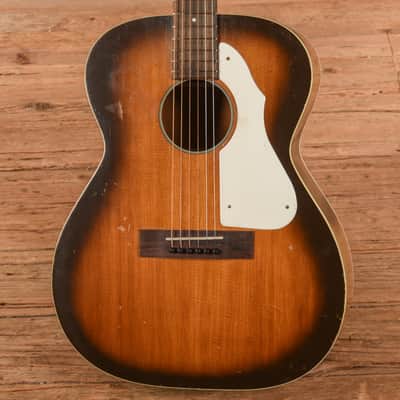 Silvertone H621 X-Brace Conversion Sunburst 1966 image 2