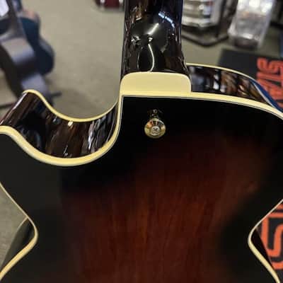 Ibanez Artcore Expressionist AG95QA Hollowbody Electric Guitar - Dark Brown Sunburst image 12