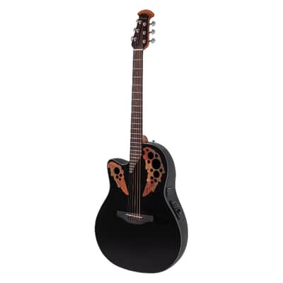 Ovation Celebrity Elite CE44L-5 Left Handed A/E Guitar - Black - Open Box image 2