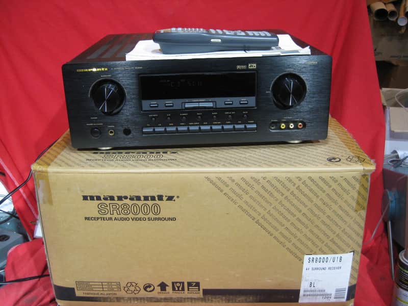 Marantz SR8000 5.1 Surround Sound 500 watt Dual Zone Receiver Original Box Remote image 1