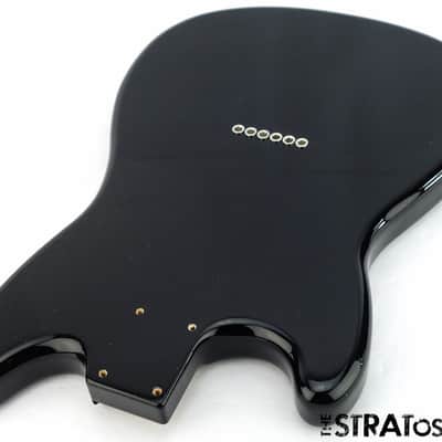2016 Fender Duo-Sonic BODY Guitar Parts Alder Offset Shape Guitar Parts Black SALE image 8