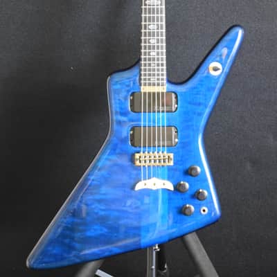 Alembic Exploiter Shaped Electrum 1984 Sapphire Blue Transparent image 2