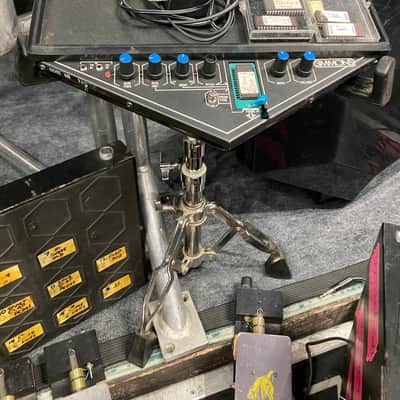 Simmons Rick Allen's Def Leppard, Hysteria Tour, Drum Set and Rack 1986-1987 - Black/Silver image 18