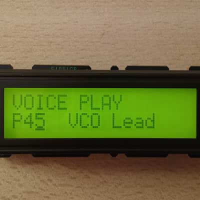 Yamaha TG55 - Original display