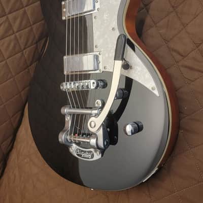 Aria 212-MK2-BK Pro II Bowery Chambered Construction Nato Body &Neck 6-String Electric Guitar w/Case image 16