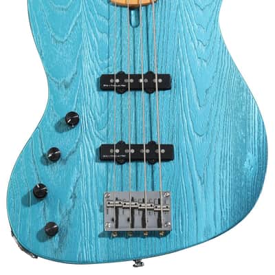 Sire Marcus Miller V6 4-string Left-handed Electric Bass Guitar - Ocean Turquoise Blue image 1
