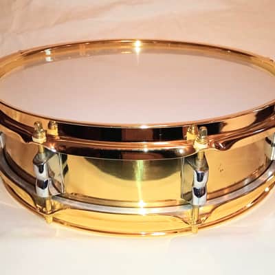 UNMARKED BRASS PICCOLO SNARE DRUM 13"/8L- FREE SHIP TO C-USA! image 3