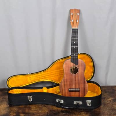 Vintage *RARE* KAMAKA GOLD LABEL 20 1/2” Soprano Ukulele w/Gold-Lined Case EXC! image 23