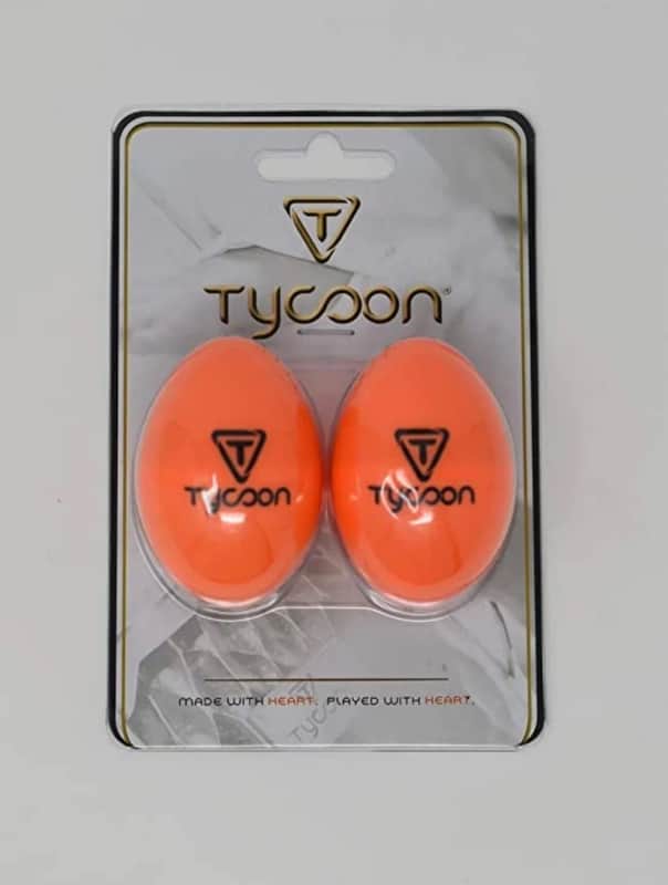 Tycoon #TE-O Orange Egg Shakers, Set of 2  TEO image 1