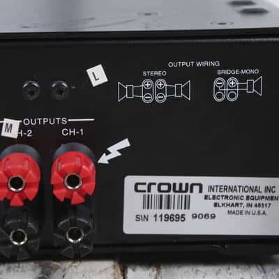 Crown Commercial Series K2 Amplifier Professional Audio 2 Channel Power Amp image 9