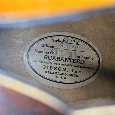 Gibson ES175 1953 - Sunburst image 10