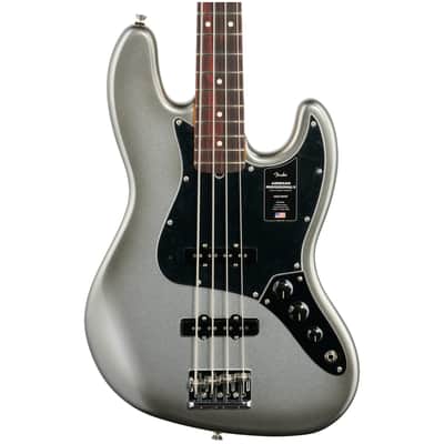 Fender American Professional II Jazz Bass, Mercury, Open Box (Very Good) image 4