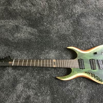 OD Guitars Rhea 7 Multiscale Tropical Green image 4