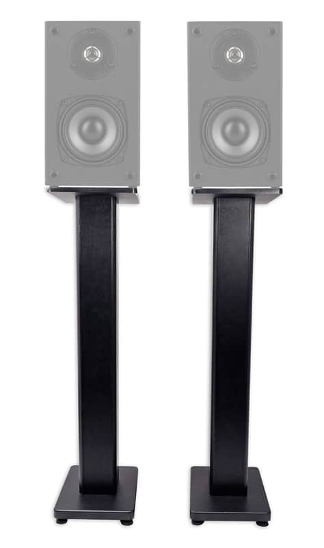 Pair 36" Bookshelf Speaker Stands For Dayton Audio B452 4.5" Bookshelf Speakers image 1