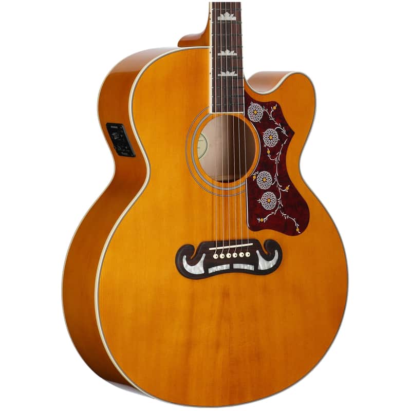 Epiphone J-200 Studio EC, Natural, with Gig Bag image 1