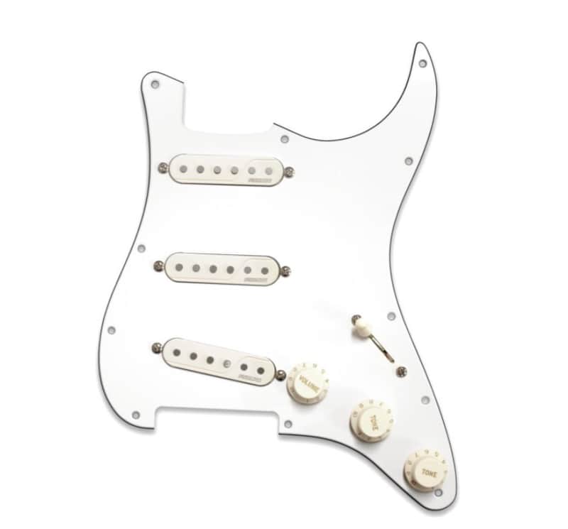Fishman Fluence SSS Single Width Loaded Strat Pickguard