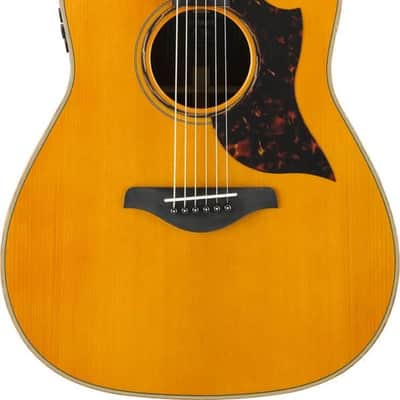 Yamaha A3R-VN Dreadnought with Electronics - Vintage Natural image 3