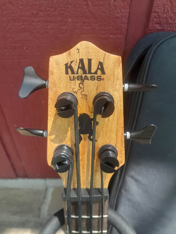 Kala UBASS-SP-MAPL-FS Spalted Maple U-Bass with Electronics 2010s - Natural image 1