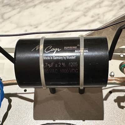 DIY High-End STEREO Power Amplifier (240 watts) for Studio or Hifi use - White / Solid Wood image 12