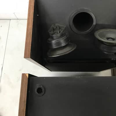 Bose 301 series II 1982 Walnut speakers with original box and styrofoam image 7