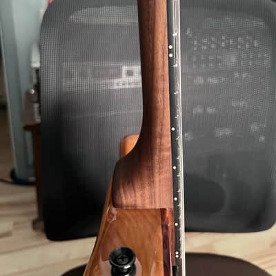 Kiesel Carvin HF2 Fatboy Allan Holdsworth Flamed Koa image 16