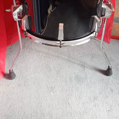 Ultra Rare 1986 Sonor Lite 16"x17"( Depth ) Floor Tom - Black Lacquer - 100% Original - Pristine Condition image 4