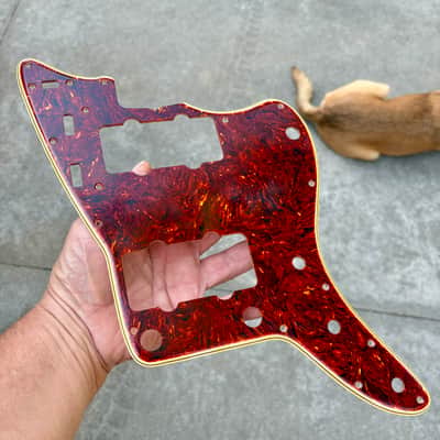 "Boots Aged" Vintage Style Fender Jazzmaster Pickguard Celluloid Tortoise Custom Relic'd image 11