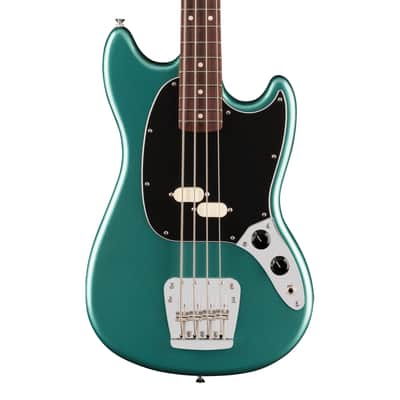 Fender American Professional Classic Mustang Bass Faded Sherwood Green Metallic image 1