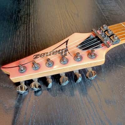 Ibanez JEM777-SK Steve Vai Signature with Edge Tremolo 1987 - 1989 - Shocking Pink image 10