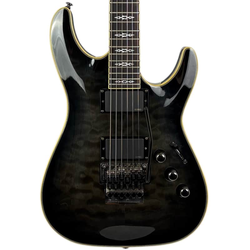 Schecter Diamond Series Hellraiser Special 2010 - Trans Black image 1