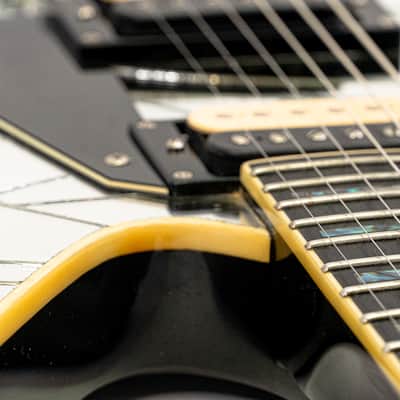 2010 Washburn PS1800 Paul Stanley Cracked Mirror Signature Guitar – Gigbag image 10