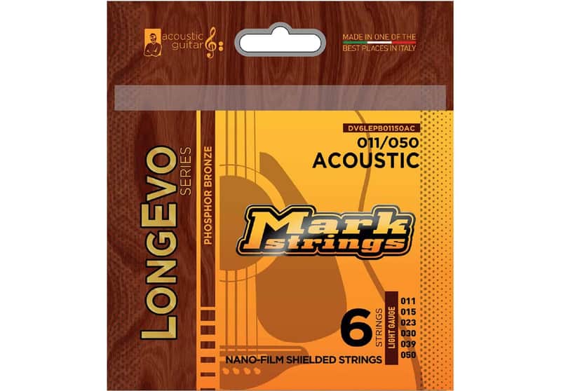 Markbass DV6LEPB01150AC LongEvo Acoustic Phosphor Bronze 11-50 011 015 023 030 039 050 image 1