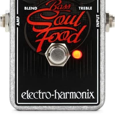Electro-Harmonix Bass Soul Food Transparent Overdrive - Bass Effect Pedal image 1