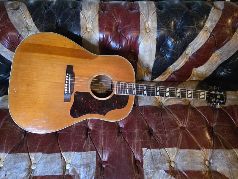 1962 Gibson Country Western EX JIMMY PAGE, CAT STEVENS, DUSTY SPRINGFIELD Artist Owned, Toured, Stage Played, Album Recorded Vintage 60s Acoustic Guitar Museum Piece