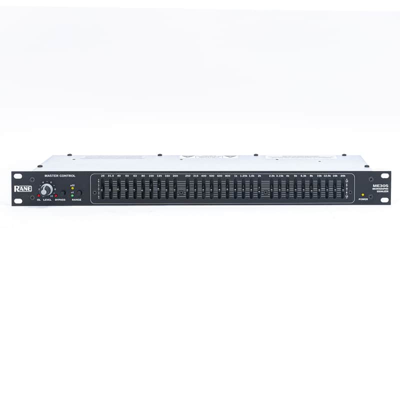 Rane ME 30S Single-Channel 30-Band MicroGraphic Equalizer – 20 Hz to 100 kHz image 1
