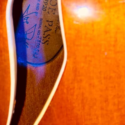 Ibanez JP20-BS Joe Pass Signature 1982 - 1990 Signed by Mr. Pass image 6