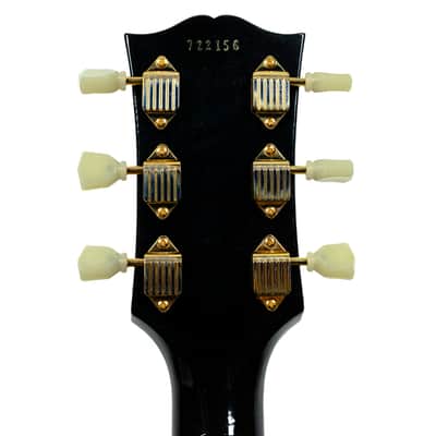Gibson Custom 2022 Murphy Lab Les Paul Custom R7 Ebony image 8