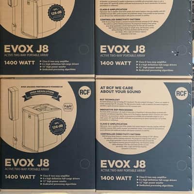 RCF EVOX J8 Active Portable Two-Way Line Array PA System image 18
