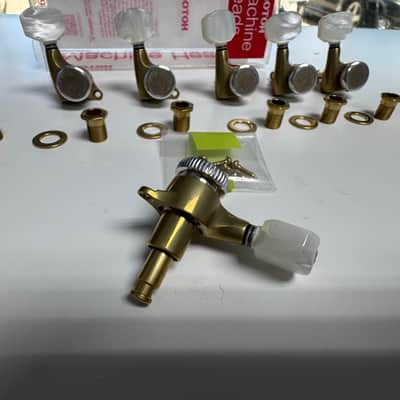 Gotoh SGS510Z-P7 MGT 6 in line Locking Tuners Set 18:1 Gear Ratio - X-GOLD image 3
