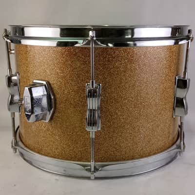 Ludwig 8x12"Champagne Sparkle Club Date Tom Drum Vintage60s Classic Keystone USA image 5