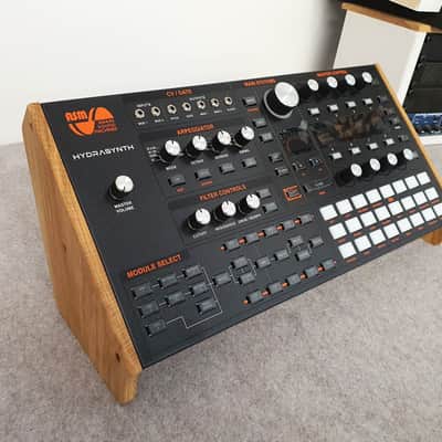ASM Hydrasynth Desktop Module Dual Angled End Cheeks from Synths And Wood image 4