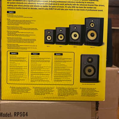 KRK ROKIT5 Professional Powered Nearfiel Studio Monitor Pair with Kevlar Drivers. - BLACK image 6