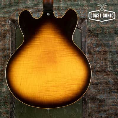1993 Gibson ES-335 Dot Semi-Hollow Guitar Vintage Sunburst w/case image 9