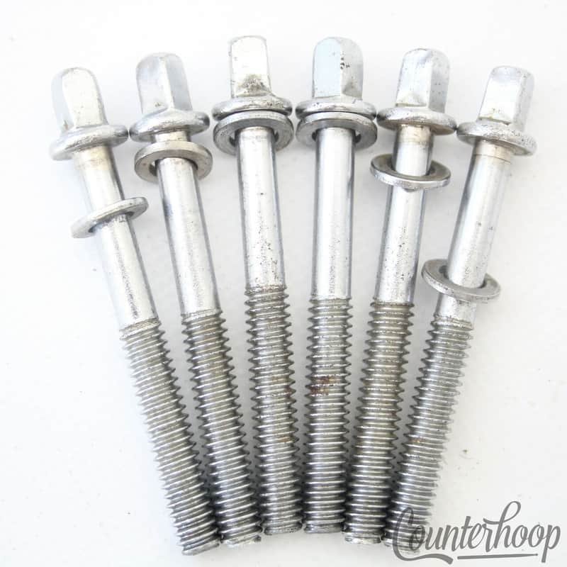 Hoshino/Pearl 6 2 1/8"Tension T-Rods Metric#14-28 Floor Tom/Snare Drum Vintage60 image 1
