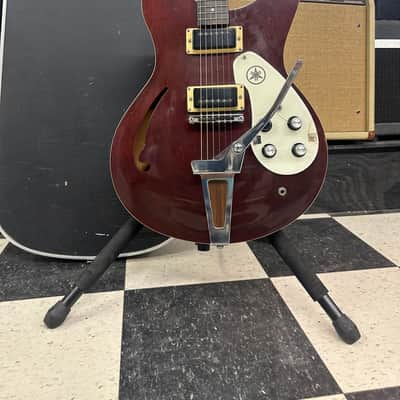Yamaha SA-15 D Hollow Body 1968 - 1972 -MIJ - Maroon image 4