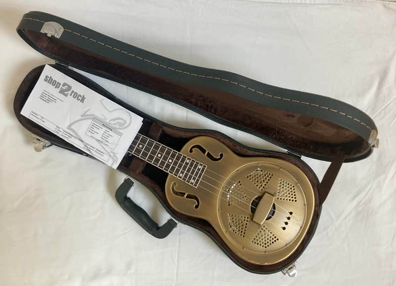 Resonator ukulele Johnson JR 980 AB 2025 - Bronze satin image 1