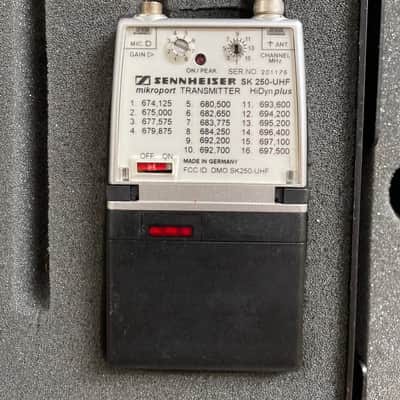 Sennheiser SK250 / EK3041 Wireless Mic Set PROFESSIONAL 2000s image 4