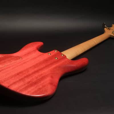 Sadowsky Guitars Limited Edition 2023 MasterBuilt 21-Fret Standard J/J Bass 5-Strings (Majestic Red High Polish) image 2